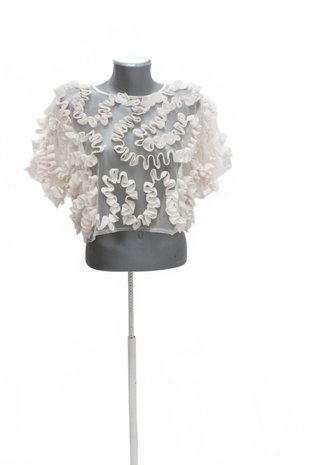 Damen -T-ShirtZaraohne Aufdruck,farbebeige,größeS