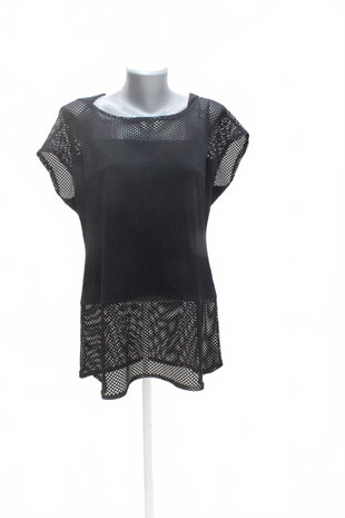 Damen -T-ShirtInfiniteohne Aufdruck,farbeschwarz,größe44