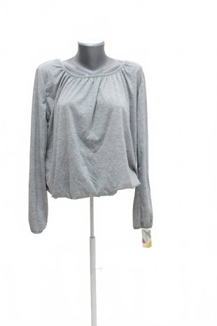 Damen -T-ShirtNew Collectionohne Aufdruck,farbegrau,größeL
