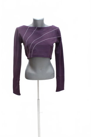 Damen -T-ShirtNikeohne Aufdruck,farbeviolett,größeM