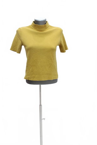 Damen -T-ShirtZaraohne Aufdruck,farbegelb,größeS