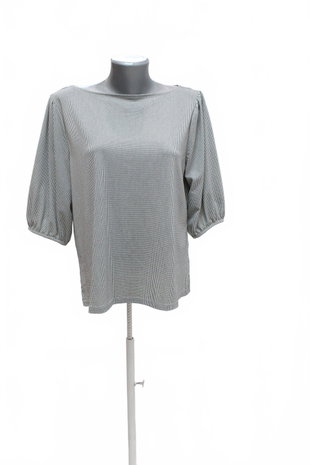Damen -T-ShirtH&Mohne Aufdruck,farbegrau,größeM