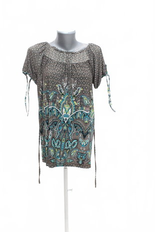 Damen -T-ShirtGenesisohne Aufdruck,farbegemustert,größeM