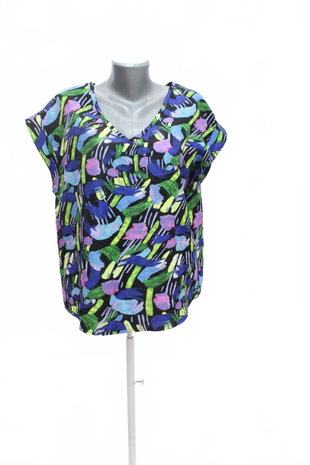 Damen -T-ShirtAtmosphereohne Aufdruck,farbegemustert,größe42