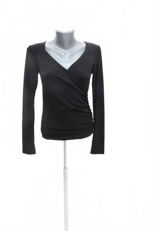 Damen -T-ShirtTrendyolohne Aufdruck,farbeschwarz,größeS