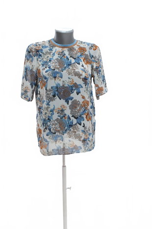 Damen -T-ShirtGenesisohne Aufdruck,farbegeblümt,größeM
