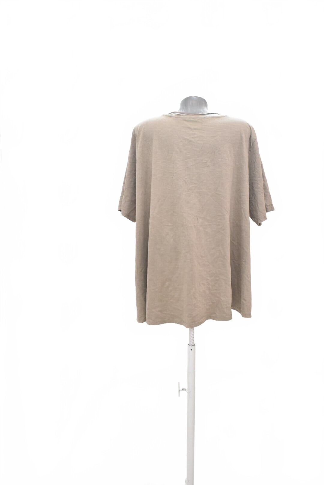 Damen -T-ShirtTakkoohne Aufdruck,farbebeige,größeXL