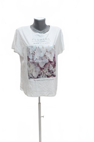 Damen -T-ShirtMohitoohne Aufdruck,farbegeblümt,größeM