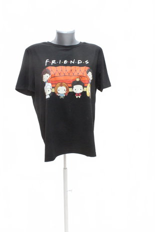 Damen -T-ShirtGenesismit Aufdruck,farbeschwarz,größeL