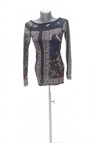 Damen -T-ShirtDesigualohne Aufdruck,farbemehrfarbig,größeXS