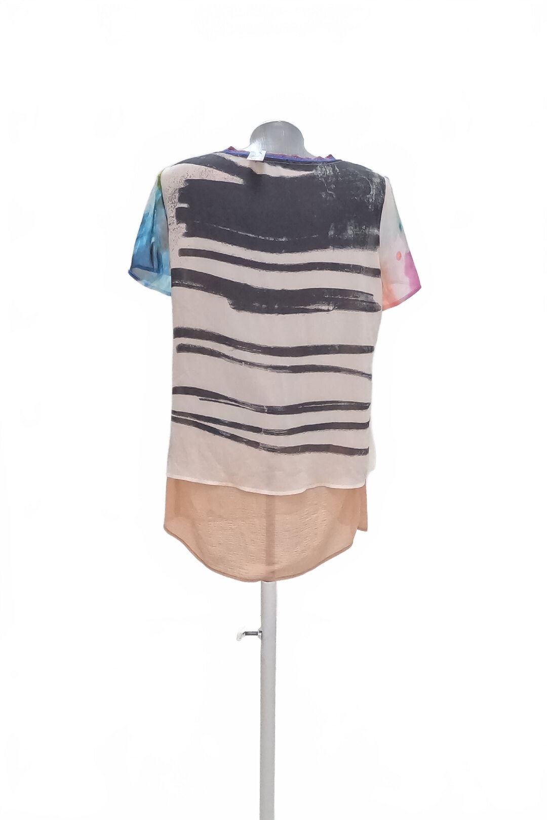 Damen -T-ShirtDesigualohne Aufdruck,farbemehrfarbig,größeL