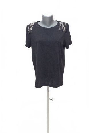 Damen -T-ShirtMohitoohne Aufdruck,farbeschwarz,größeM