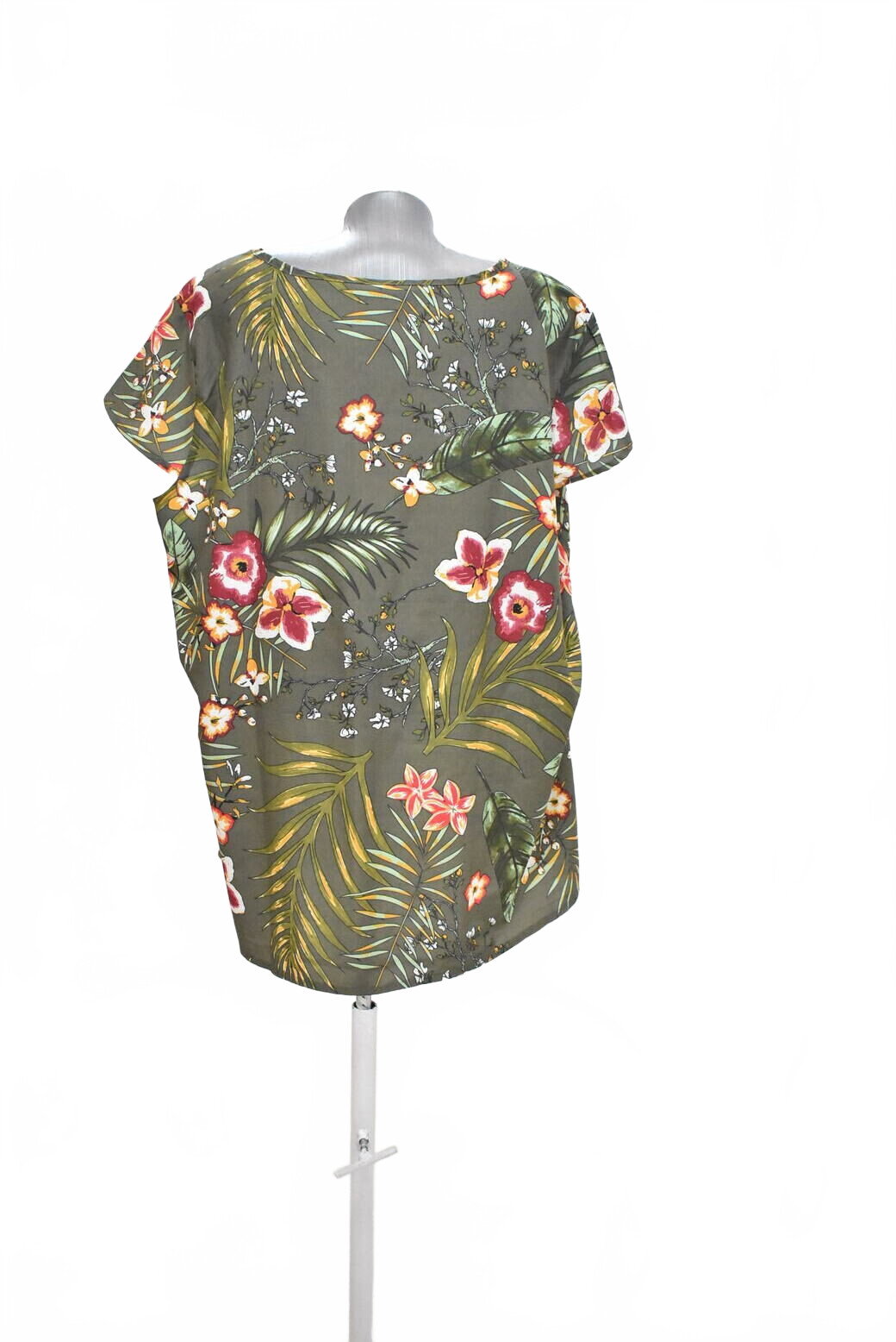 Damen -T-ShirtGenesisohne Aufdruck,farbegeblümt,größe48