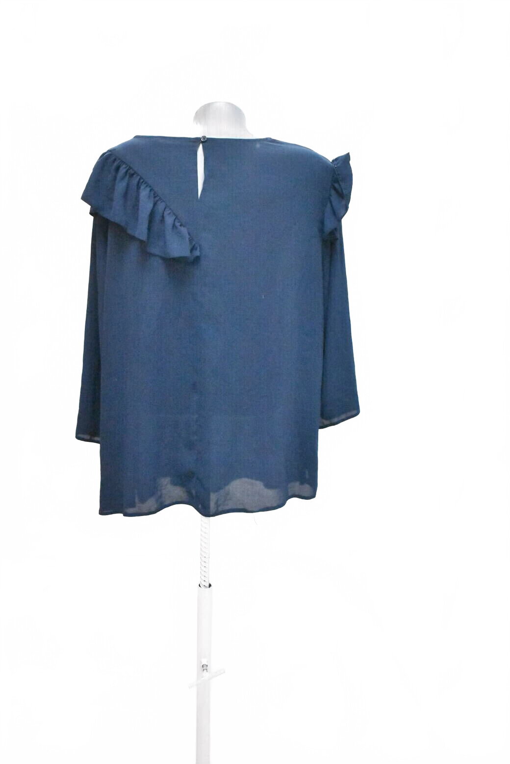 Damen -T-ShirtF&Fohne Aufdruck,farbeblau,größe50