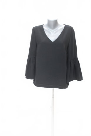 Damen -T-ShirtH&Mohne Aufdruck,farbeschwarz,größe42