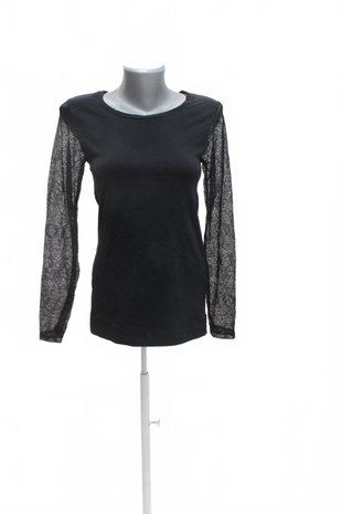 Damen -T-ShirtGenesisohne Aufdruck,farbeschwarz,größeL
