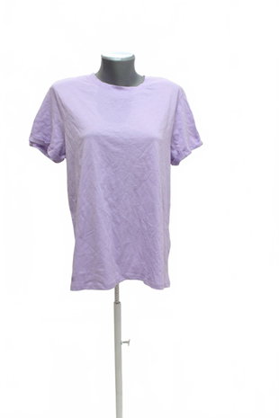 Damen -T-ShirtFbsisterohne Aufdruck,farbeviolett,größeL