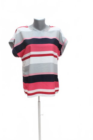 Damen -T-ShirtMontegoohne Aufdruck,farbegestreift,größe38