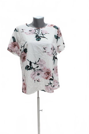 Damen -T-ShirtGenesisohne Aufdruck,farbegeblümt,größeL