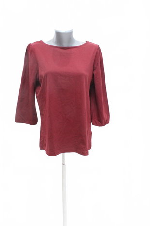 Damen -T-ShirtTchiboohne Aufdruck,farbebordo,größe40