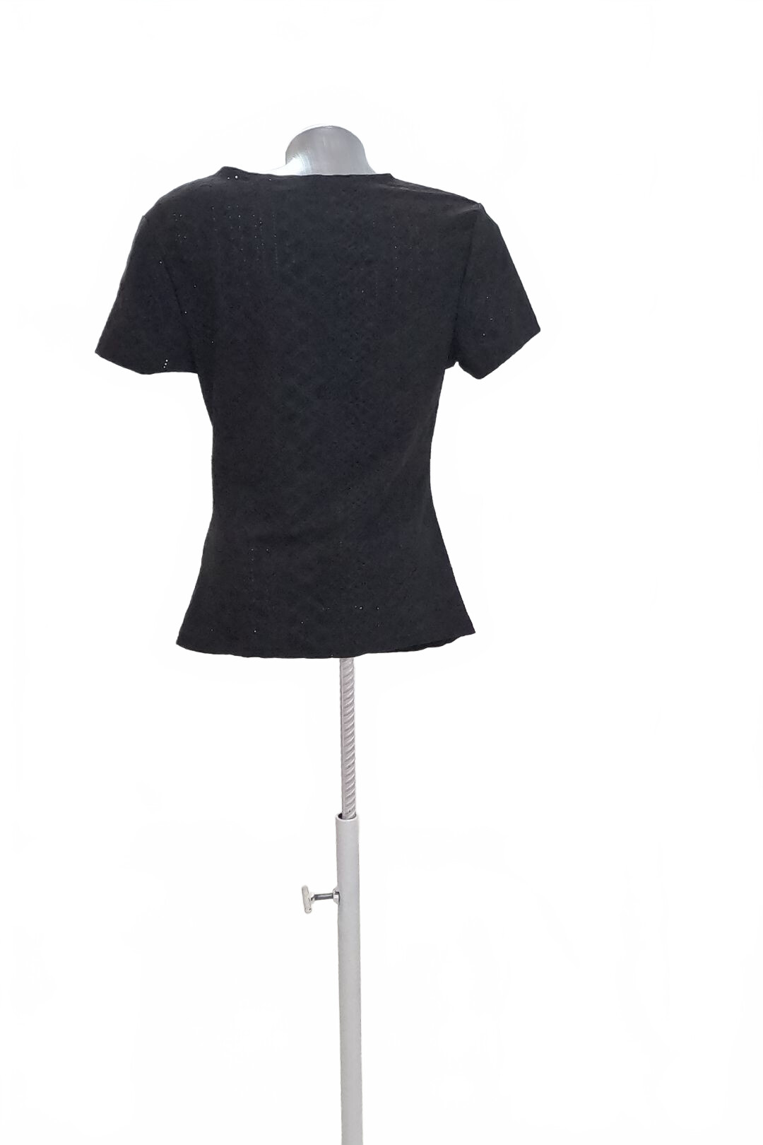 Damen -T-ShirtSheinohne Aufdruck,farbeschwarz,größe40