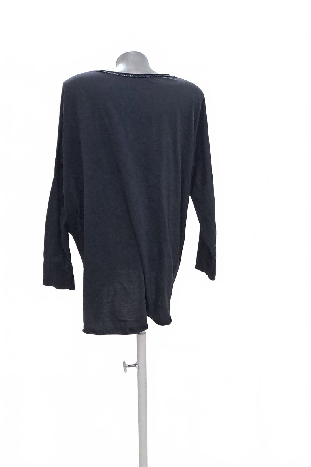 Damen -T-ShirtGenesismit Aufdruck,farbeschwarz,größe2XL
