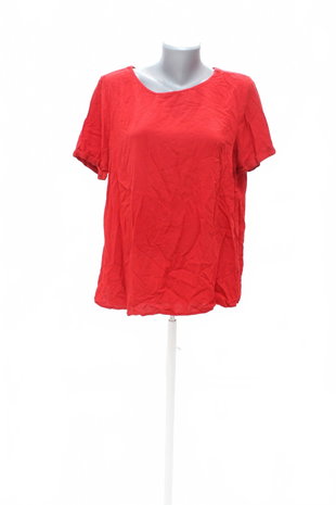 Damen -T-ShirtTom Tailorohne Aufdruck,farberot,größeL