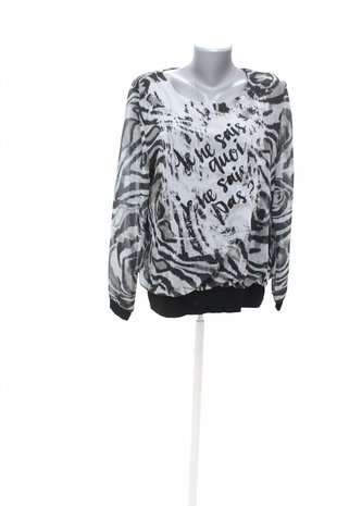 Damen -T-ShirtGenesisohne Aufdruck,farbegemustert,größeXL