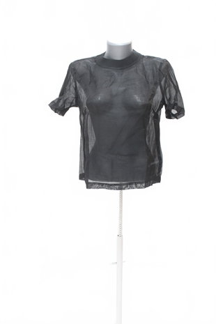 Damen -T-ShirtStradivariusohne Aufdruck,farbeschwarz,größeM