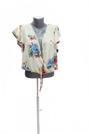 Damen -T-ShirtGenesisohne Aufdruck,farbegeblümt,größeM