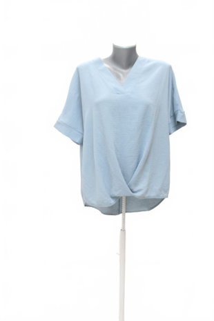 Damen -T-ShirtJaninaohne Aufdruck,farbeblau,größe38