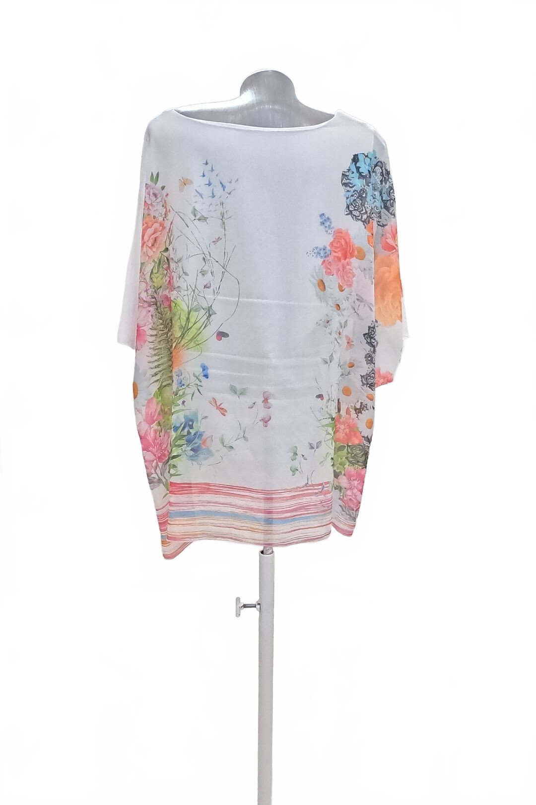 Damen -T-ShirtGenesisohne Aufdruck,farbegeblümt,größeL