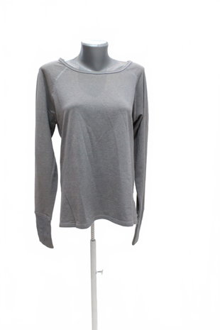 Damen -T-ShirtTchiboohne Aufdruck,farbegrau,größeS