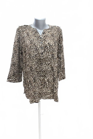 Damen bluse : Brand,Farbeanimal-print,größe: size