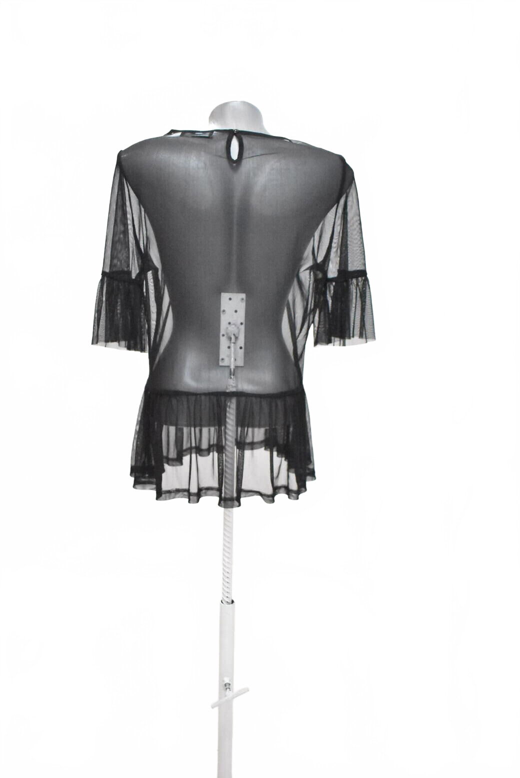 Damen -T-ShirtF&Fohne Aufdruck,farbeschwarz,größe44