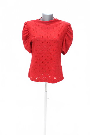 Damen -T-ShirtGenesisohne Aufdruck,farberot,größeM