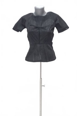 Damen -T-ShirtH&Mohne Aufdruck,farbeschwarz,größe36