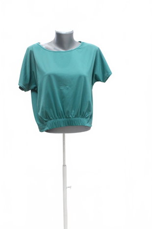 Damen -T-ShirtDomyosohne Aufdruck,farbegrün,größeM