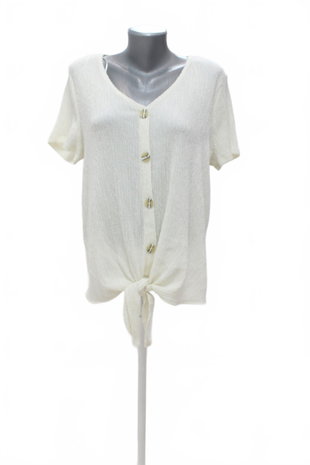Damen -T-ShirtF&Fohne Aufdruck,farbesilber,größe44
