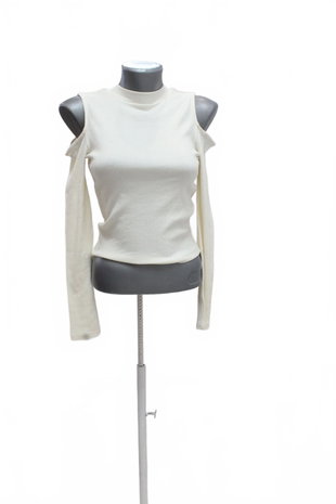 Damen -T-ShirtHouseohne Aufdruck,farbebeige,größeS