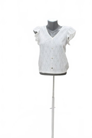 Damen -T-ShirtMohitoohne Aufdruck,farbeweiss,größeXS