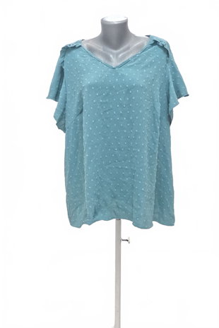 Damen -T-ShirtSheinohne Aufdruck,farbegemustert,größe5XL