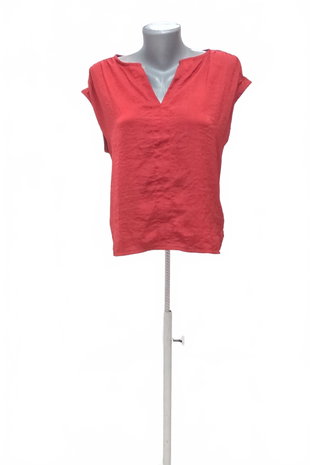 Damen -T-ShirtLindexohne Aufdruck,farberot,größeXS