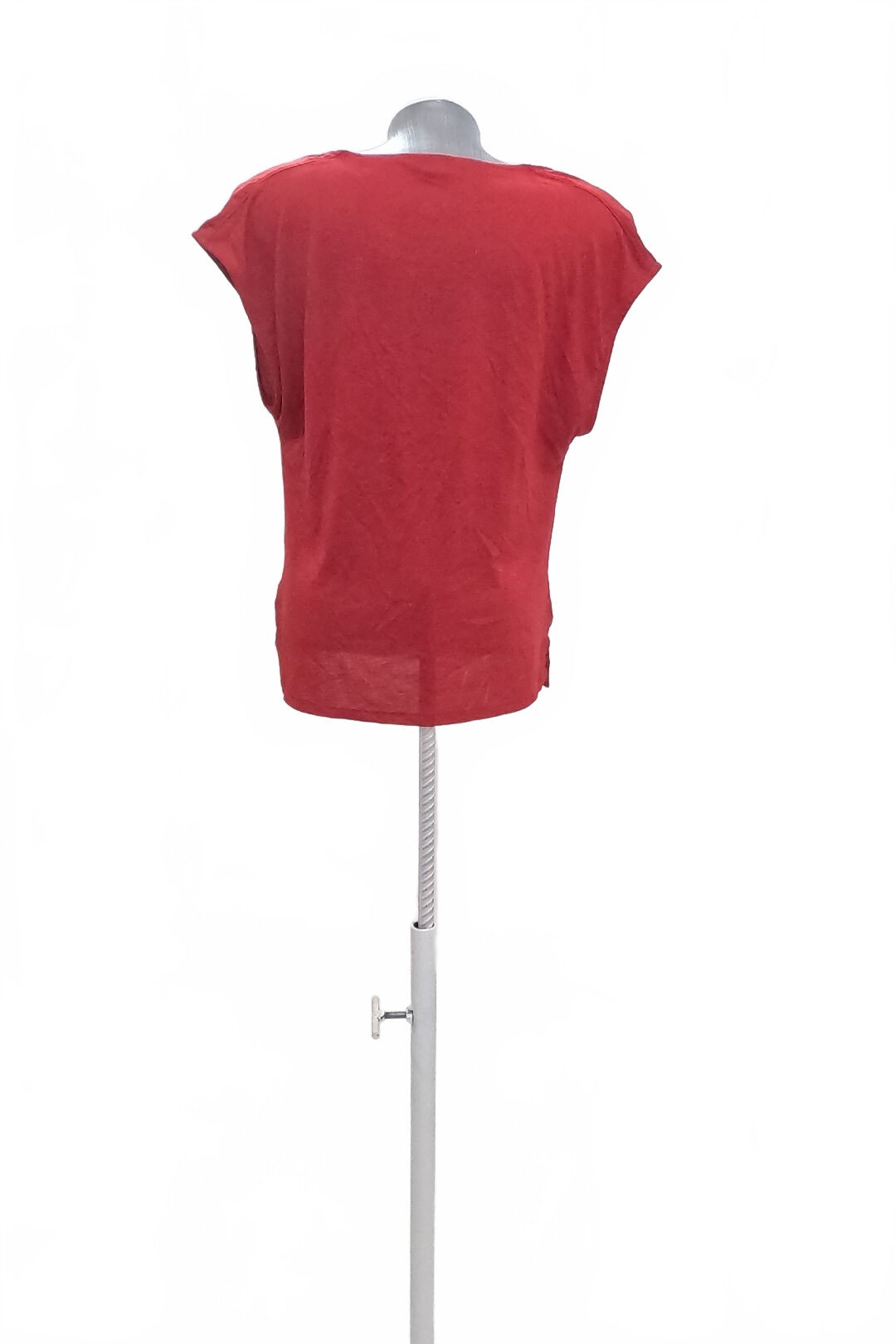 Damen -T-ShirtLindexohne Aufdruck,farberot,größeXS