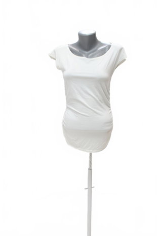 Damen -T-ShirtInfiniteohne Aufdruck,farbeweiss,größeS