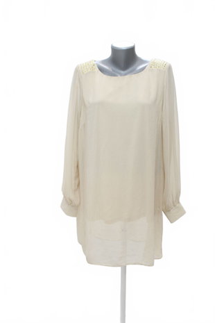 Damen -T-ShirtAtmosphereohne Aufdruck,farbebeige,größe48