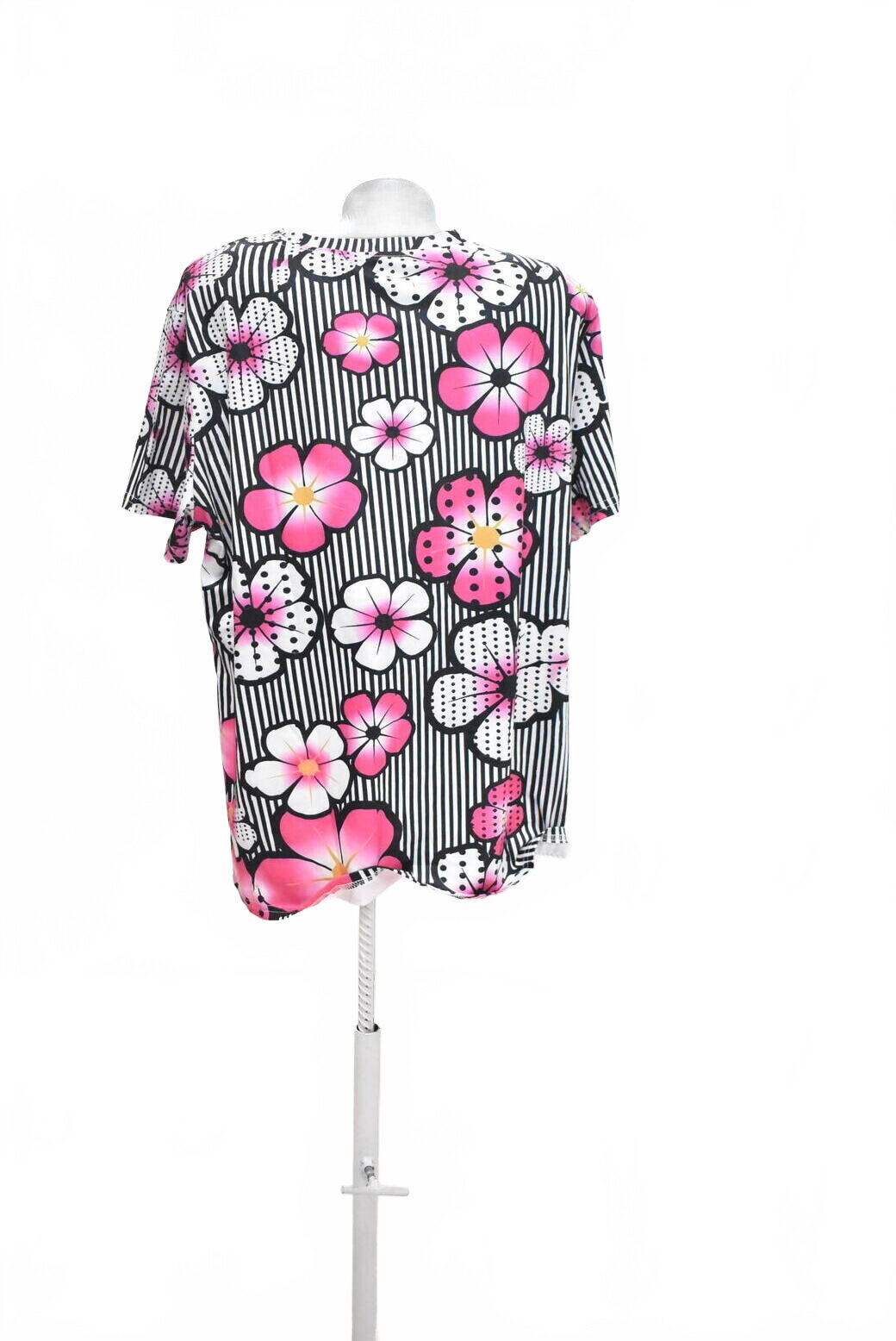 Damen -T-ShirtGenesisohne Aufdruck,farbegeblümt,größe2XL