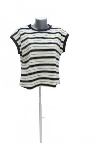 Damen -T-ShirtGenesisohne Aufdruck,farbegestreift,größeL