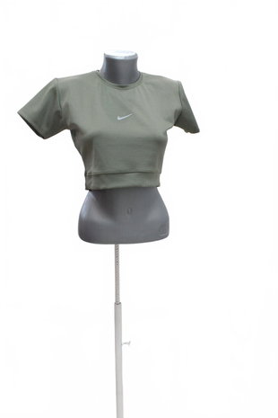 Damen -T-ShirtNikeohne Aufdruck,farbekhaki,größeXL