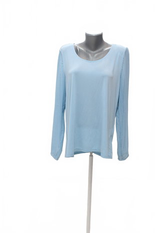 Damen -T-ShirtJaninaohne Aufdruck,farbeblau,größe44